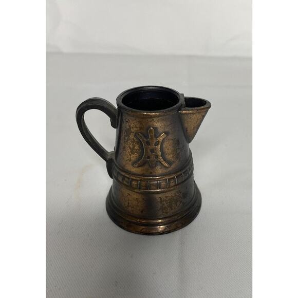 Vtg Durham Industries Miniatures‎ Copper Die Cast Coffee Pot Pitcher - Picture 1 of 7